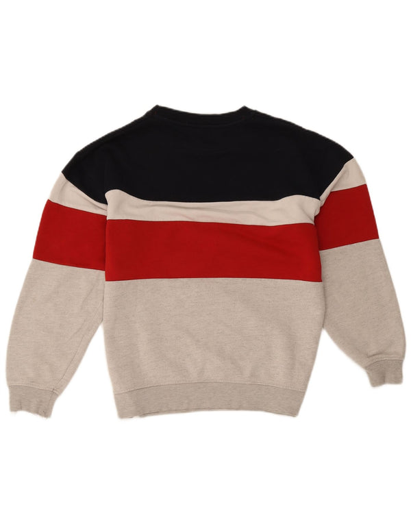 Zara Mens Sweatshirt Jumper Small Multicoloured Colourblock