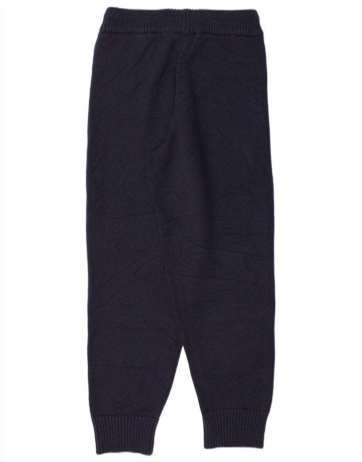 Zara Womens Tracksuit Trousers Joggers UK 8 Small Navy Blue