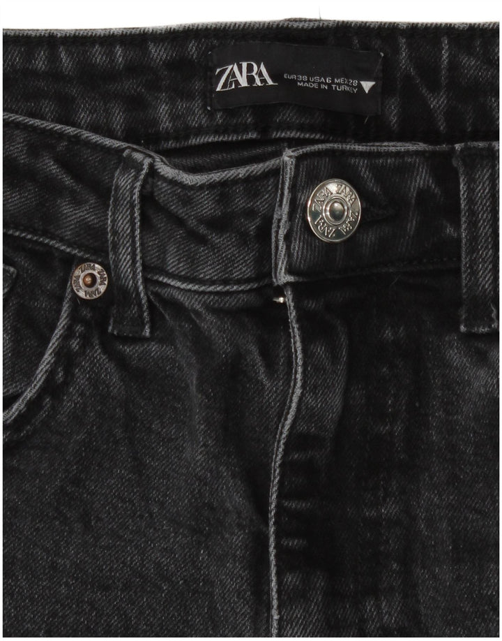 Zara Womens Straight Jeans EU 38 Small W28 L26 Grey