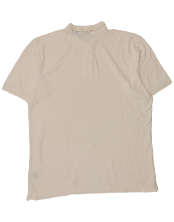 Fila Mens Polo Shirt Large White