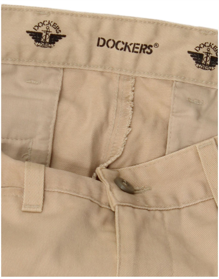 DOCKERS Mens Straight Chino Trousers W30 L31 Beige
