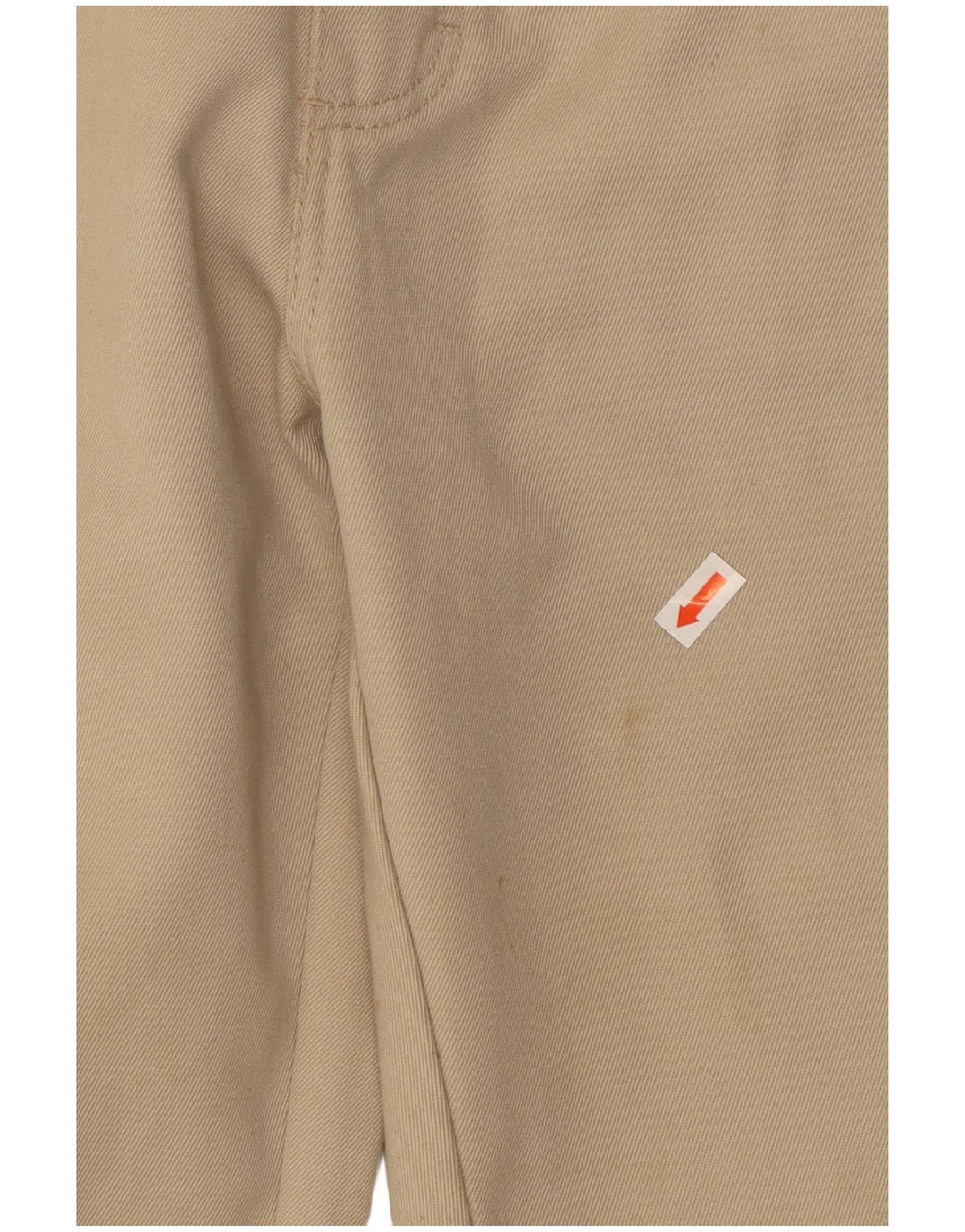 WRANGLER Womens Bootcut Casual Trousers W26 L32 Beige Cotton