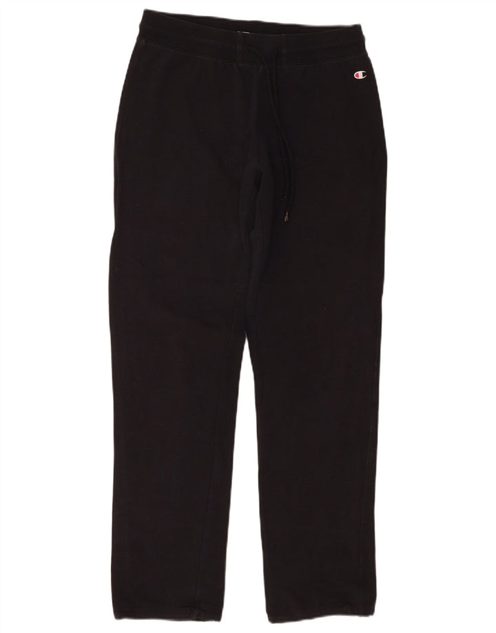 Champion Womens Tracksuit Trousers UK 10 Small Black Cotton