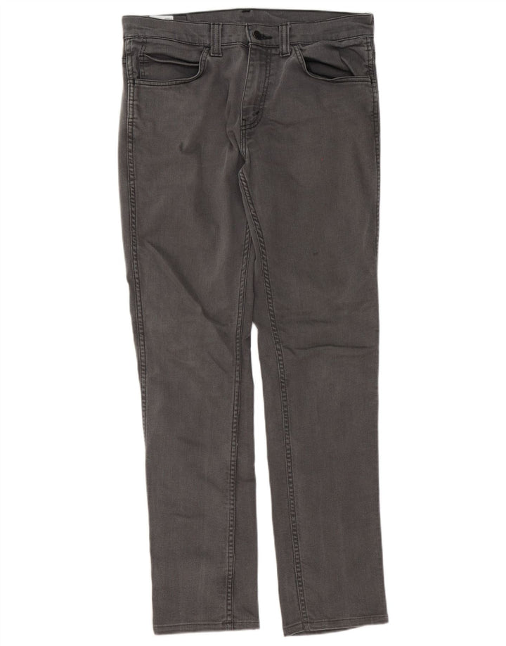 Levi's Mens 511 Slim Jeans W32 L31 Grey Cotton