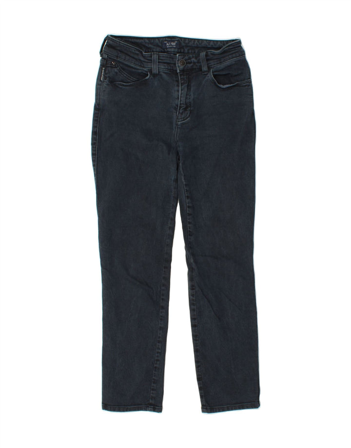 ARMANI Womens Slim Jeans W27 L27 Navy Blue Cotton Vintage Armani and Second-Hand Armani from Messina Hembry 
