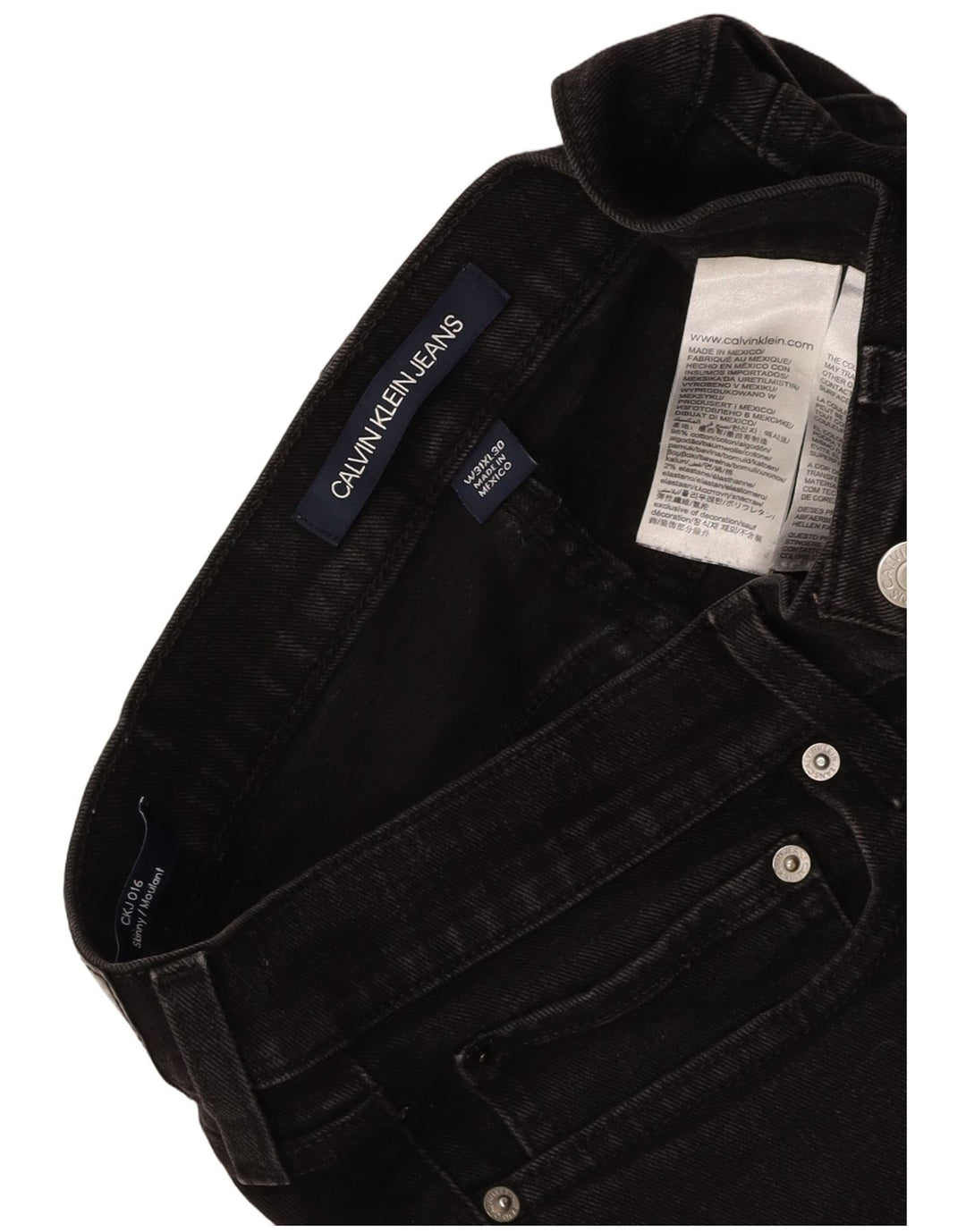 CALVIN KLEIN Mens Moulante Skinny Jeans W31 L30 Grey Cotton