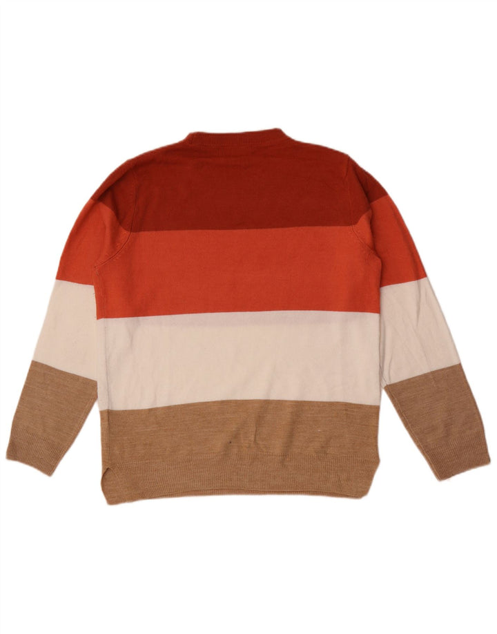 Marks & Spencer Womens Crew Neck Jumper Sweater UK 12 Medium Multicoloured