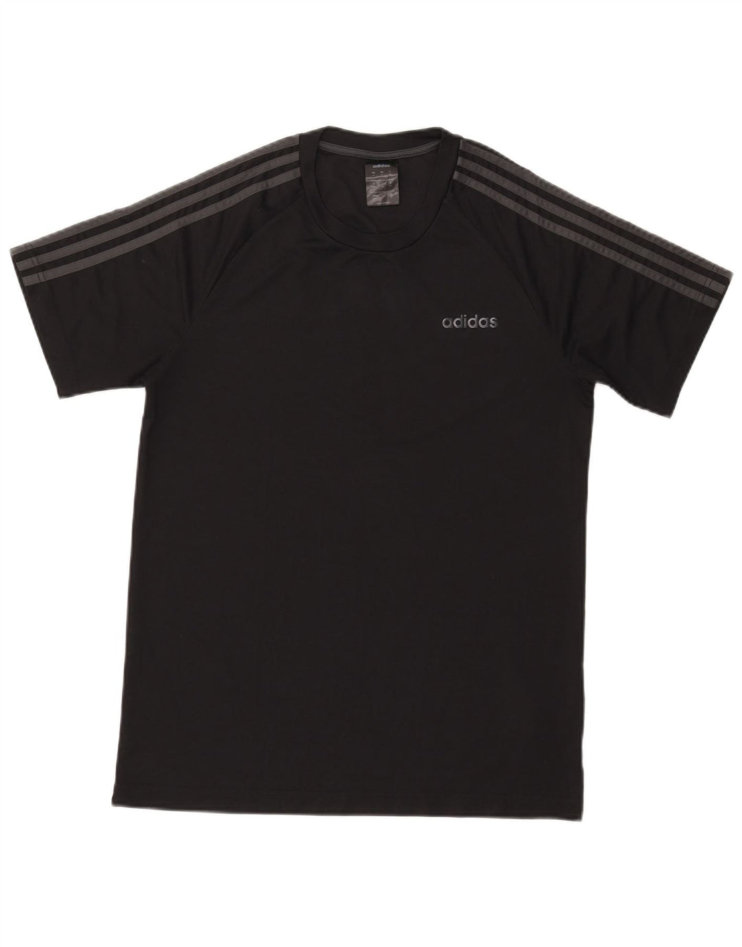 ADIDAS Mens Climalite T-Shirt Top Medium Black Polyester