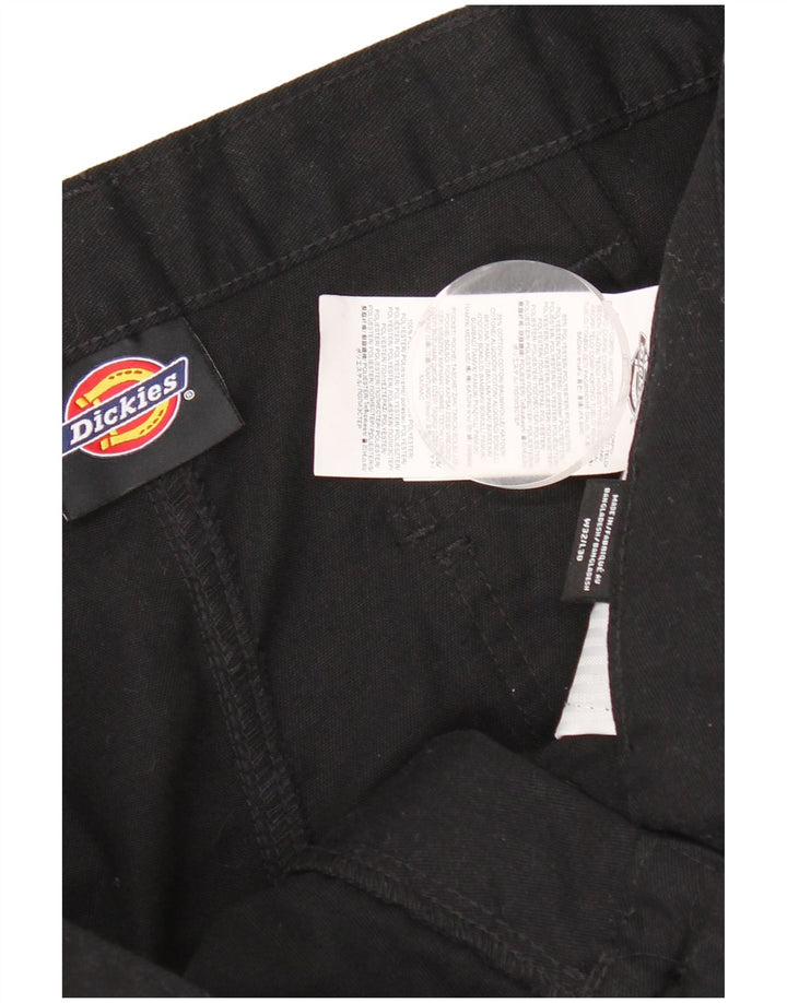 Dickies Mens Straight Cargo Trousers W32 L30 Black Polyester