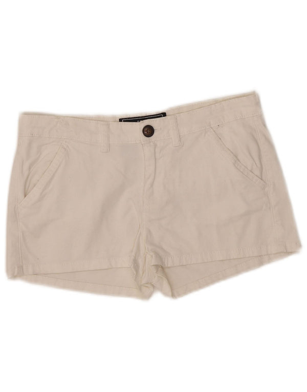 Superdry Womens Hot Pants XS W27 White Cotton
