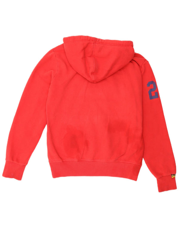 Superdry Mens Graphic Hoodie Jumper Large Red