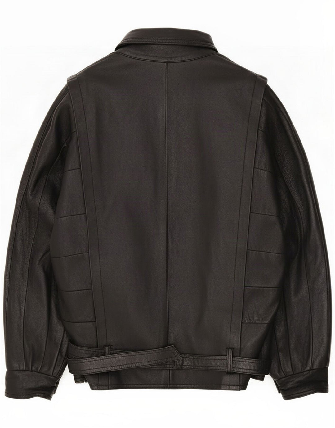 Vintage Mens Leather Jacket UK 40 Large Black