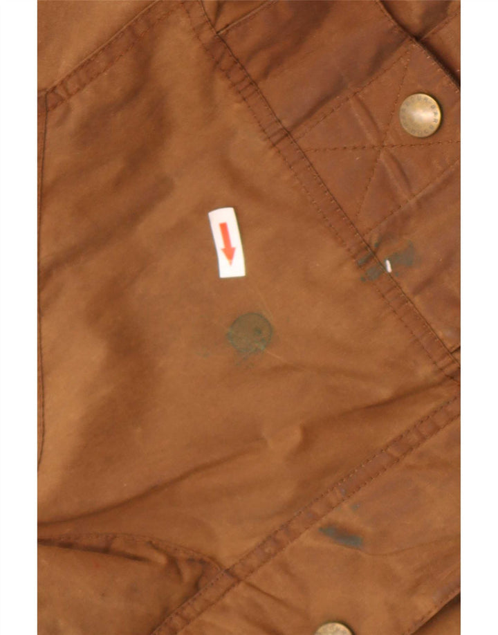 Barbour Mens Waxed Cotton Jacket UK 38 Medium Brown