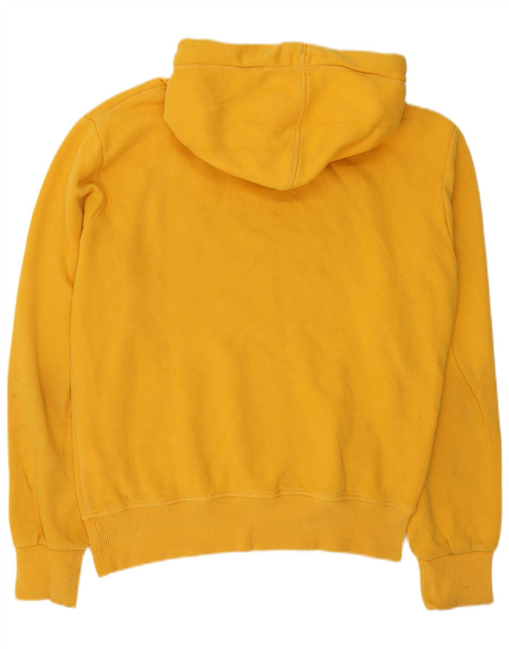 Superdry Mens Graphic Hoodie Jumper Medium Yellow Cotton