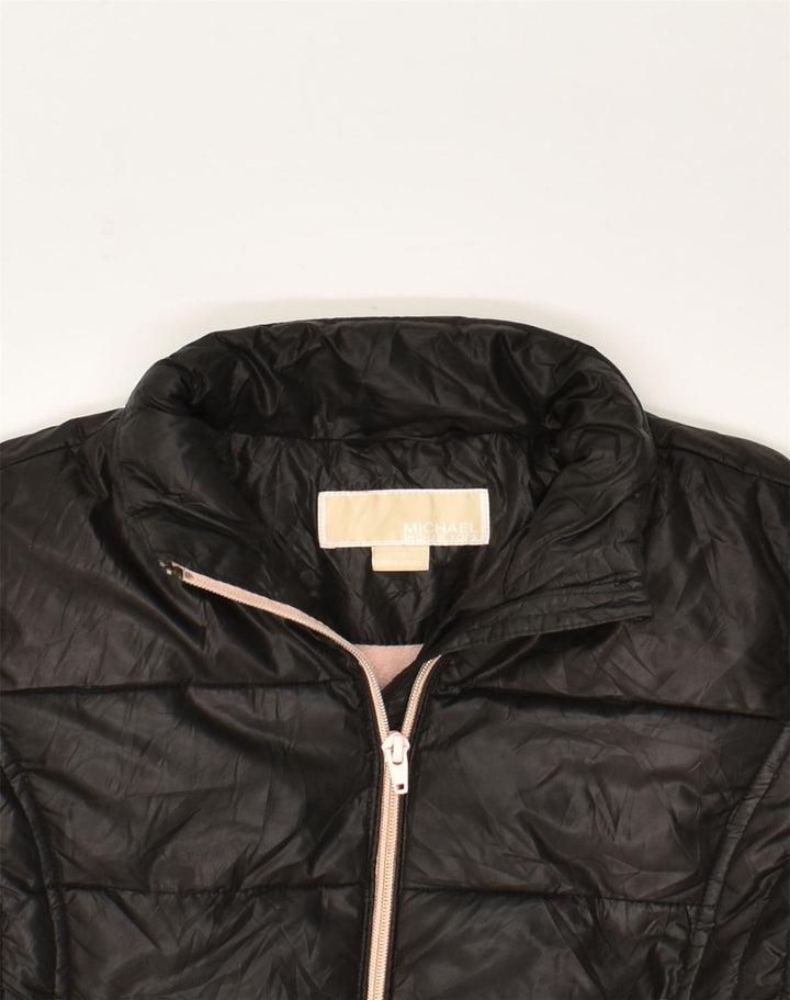 MICHAEL KORS Girls Padded Jacket 7-8 Years Black Polyester | Vintage Michael Kors | Thrift | Second-Hand Michael Kors | Used Clothing | Messina Hembry 