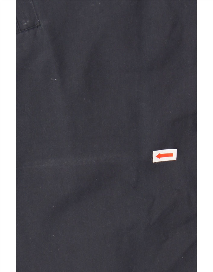 BUSH Mens Bomber Jacket UK 42 XL Navy Blue Polyester