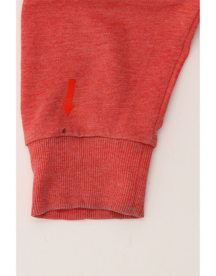 JACK & JONES Mens Graphic Hoodie Jumper Medium Red Polyester Vintage Jack & Jones and Second-Hand Jack & Jones from Messina Hembry 