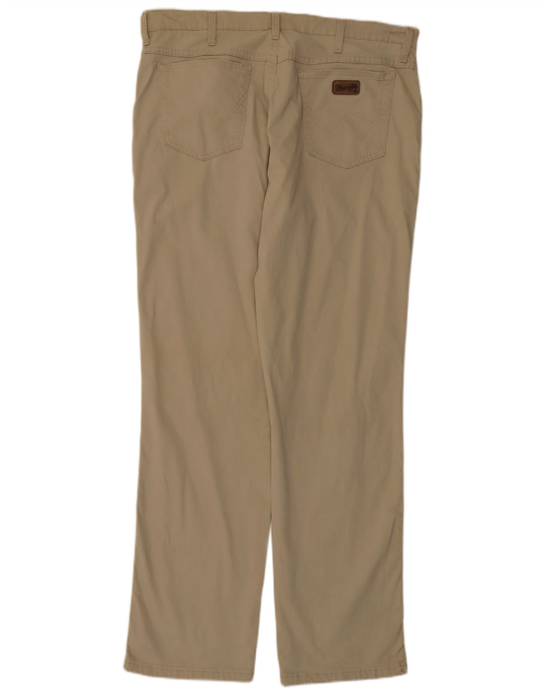 WRANGLER Mens Straight Casual Trousers W38 L33  Beige
