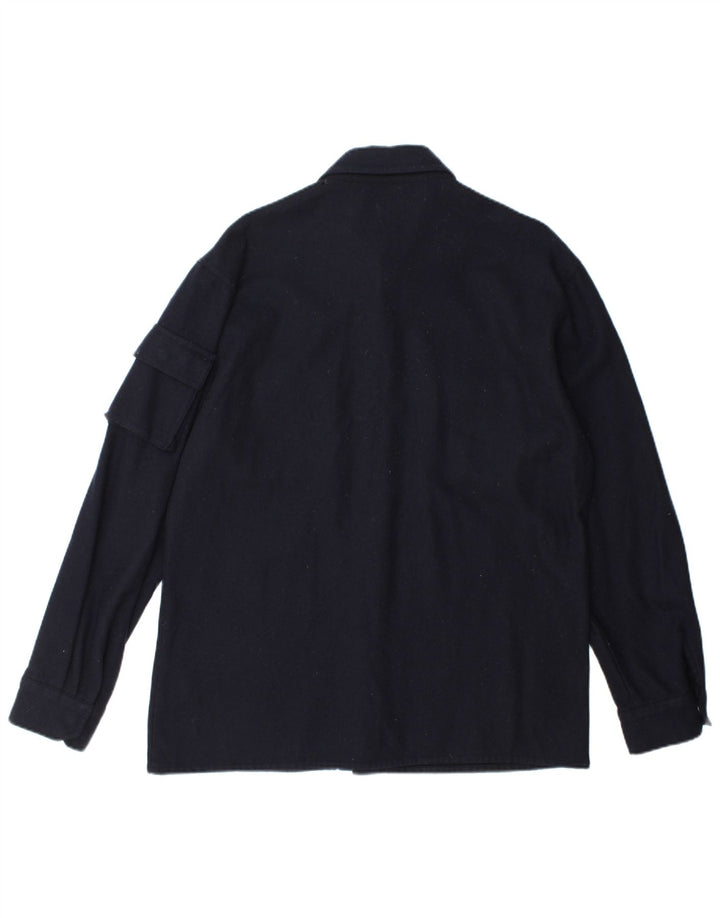 G-Star Mens Utility Jacket UK 42 XL Navy Blue Wool