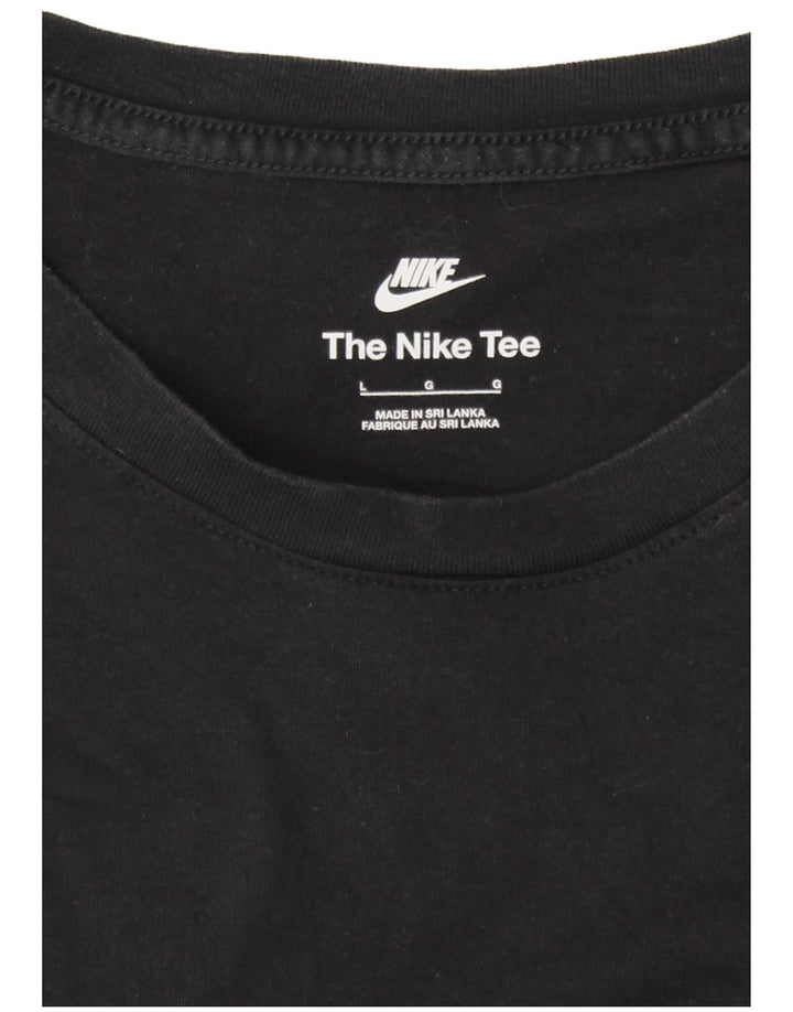 Nike Mens T-Shirt Top Large Black