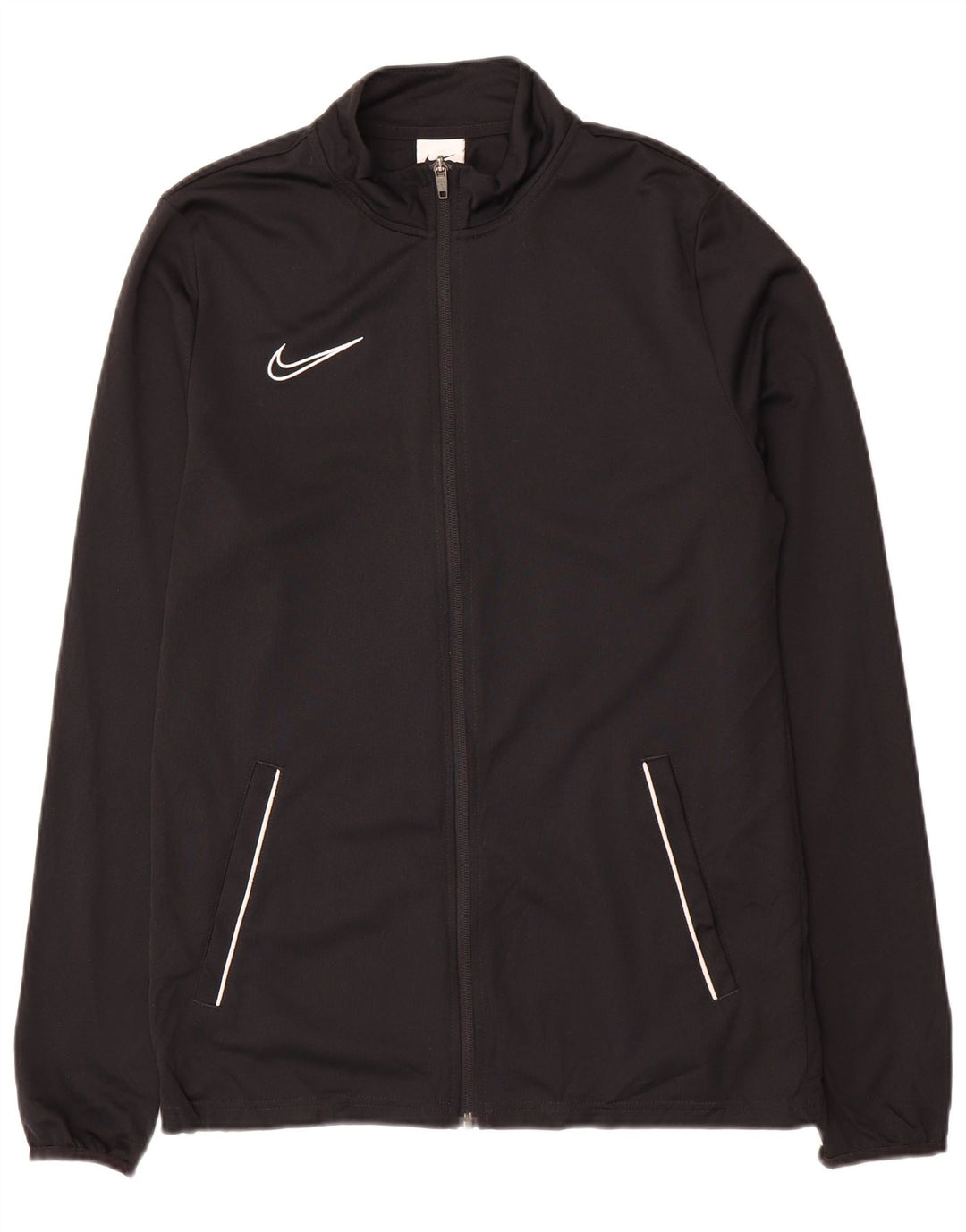 Nike Mens Tracksuit Top Jacket Medium Black Polyester