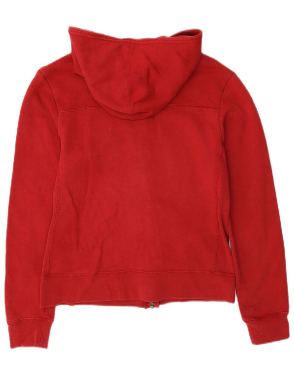 Levi's Womens Crop Zip Hoodie Sweater UK 10 Small Red