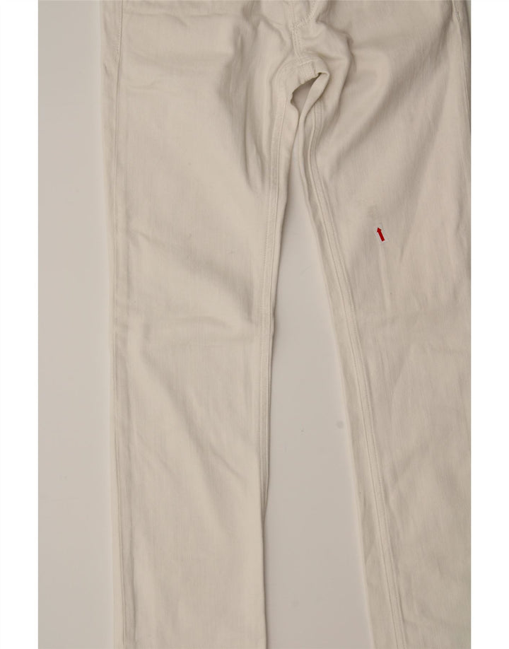 DIESEL Womens Lowky Straight Jeans W25 L28 White Vintage Diesel and Second-Hand Diesel from Messina Hembry 