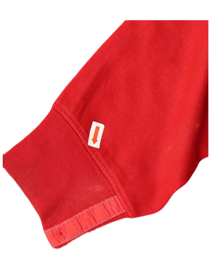 CHAMPION Womens Graphic Sweatshirt Jumper UK 16 Large Red Vintage Champion and Second-Hand Champion from Messina Hembry 