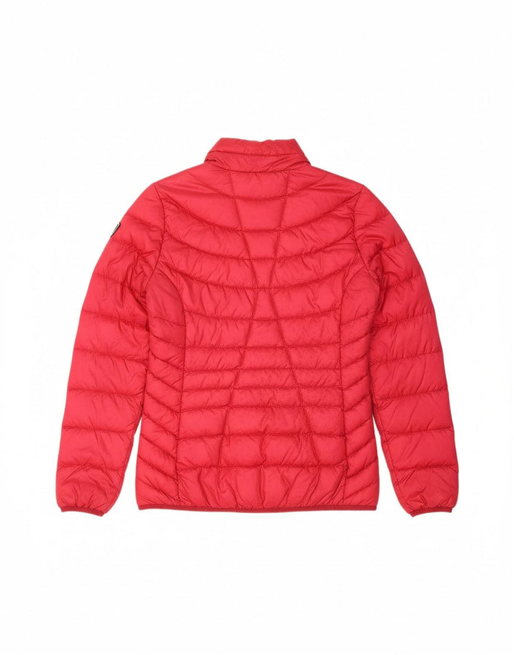 PUMA Womens Padded Jacket UK 10 Small  Pink Nylon