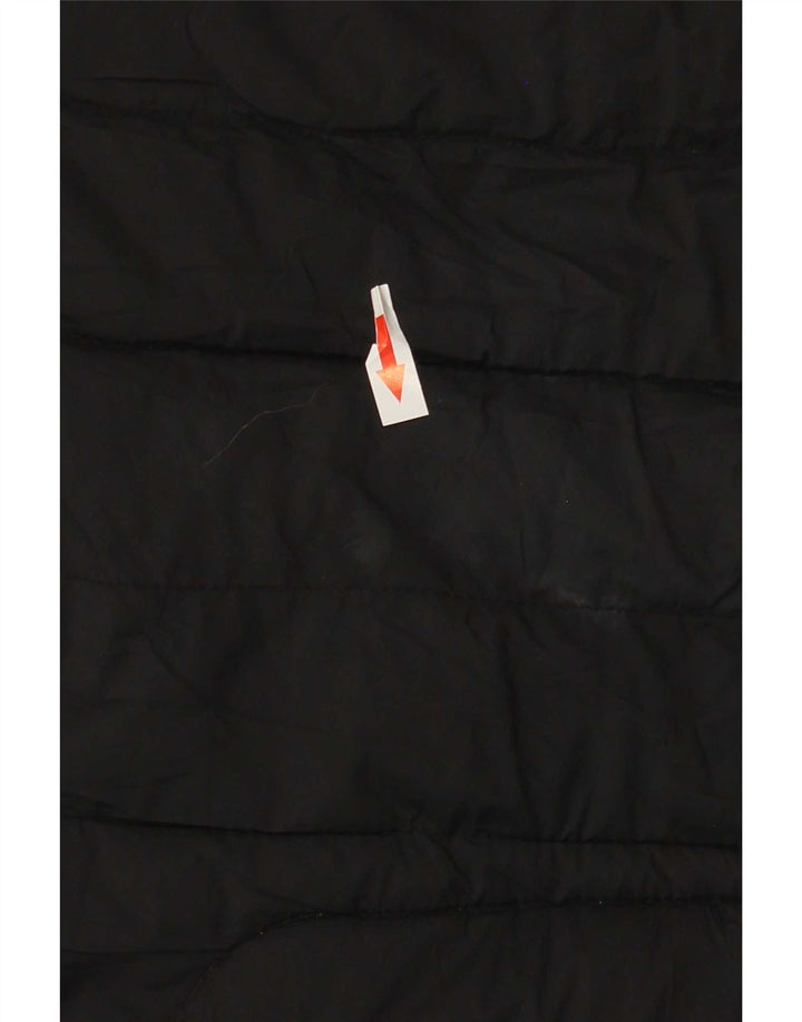 Gap Womens Padded Jacket UK 16 Large Black Nylon