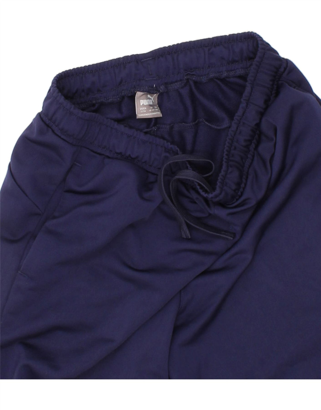 PUMA Boys Tracksuit Trousers 13-14 Years XL Navy Blue Polyester Vintage Puma and Second-Hand Puma from Messina Hembry 
