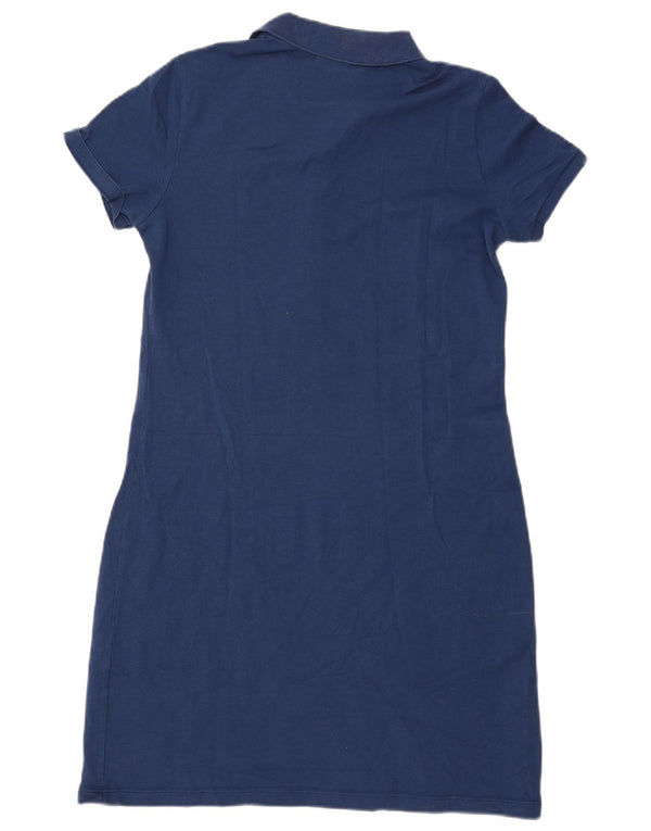 LACOSTE Womens Slim Fit Polo Dress Size 42 Large Navy Blue