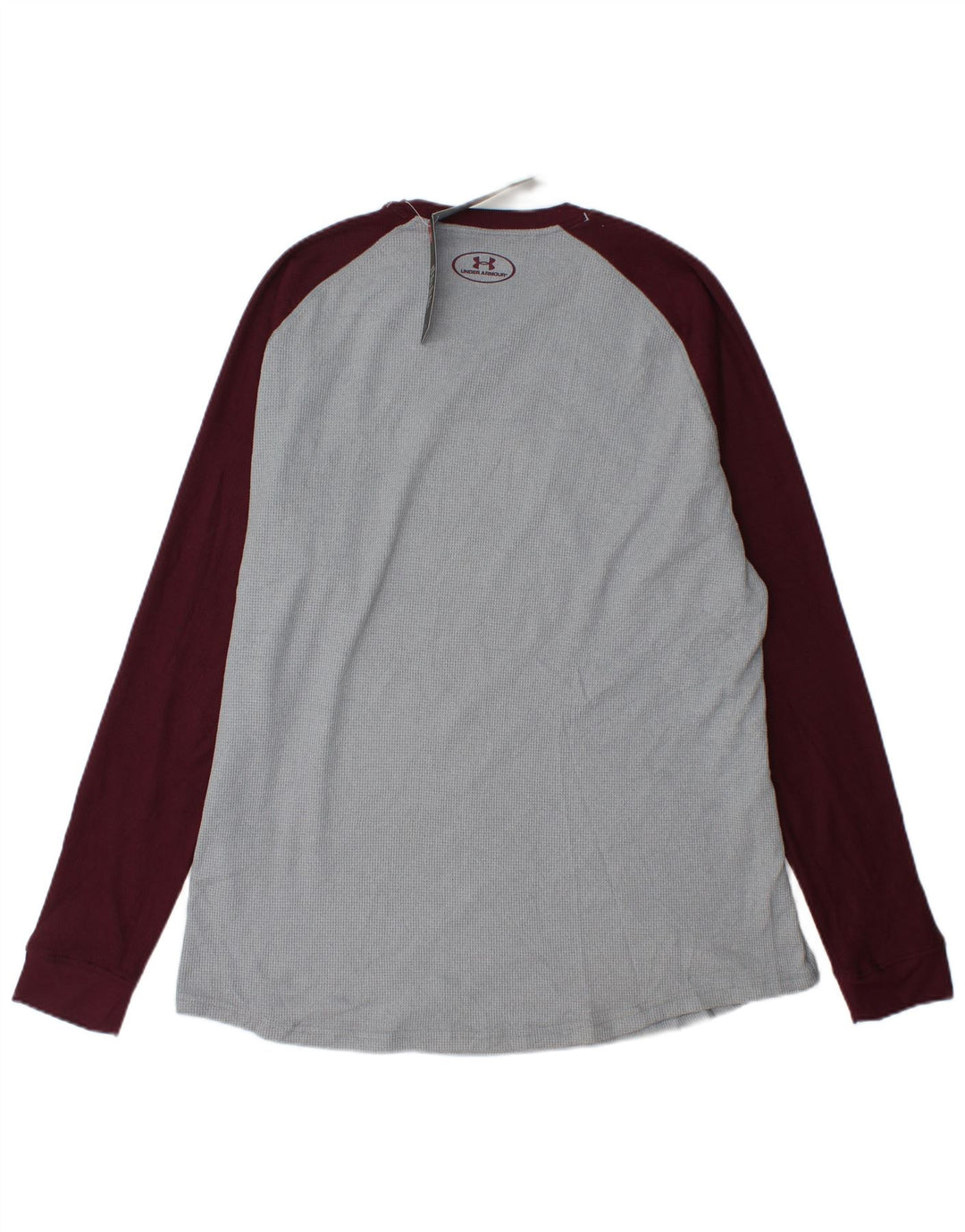 UNDER ARMOUR Mens Top Long Sleeve XL Grey Colourblock Polyester