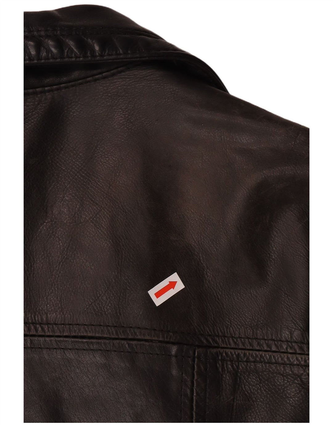 DAKOTA Womens Leather Jacket UK 16 Large Black Leather Classic