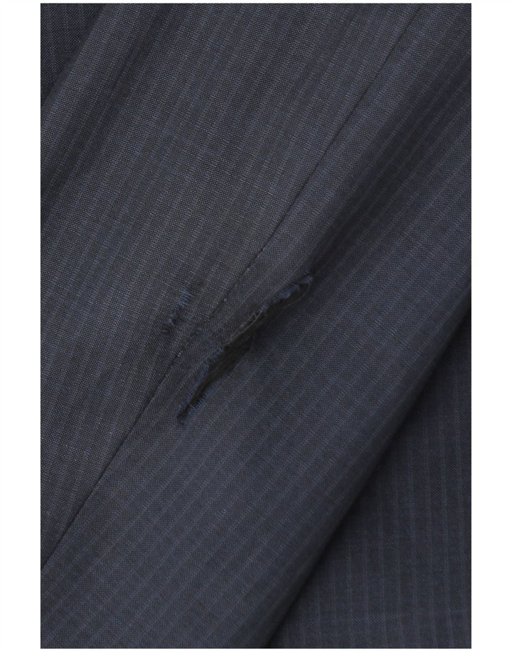 Reiss Mens 1 Button Blazer Jacket UK 36 Small Navy Blue Wool