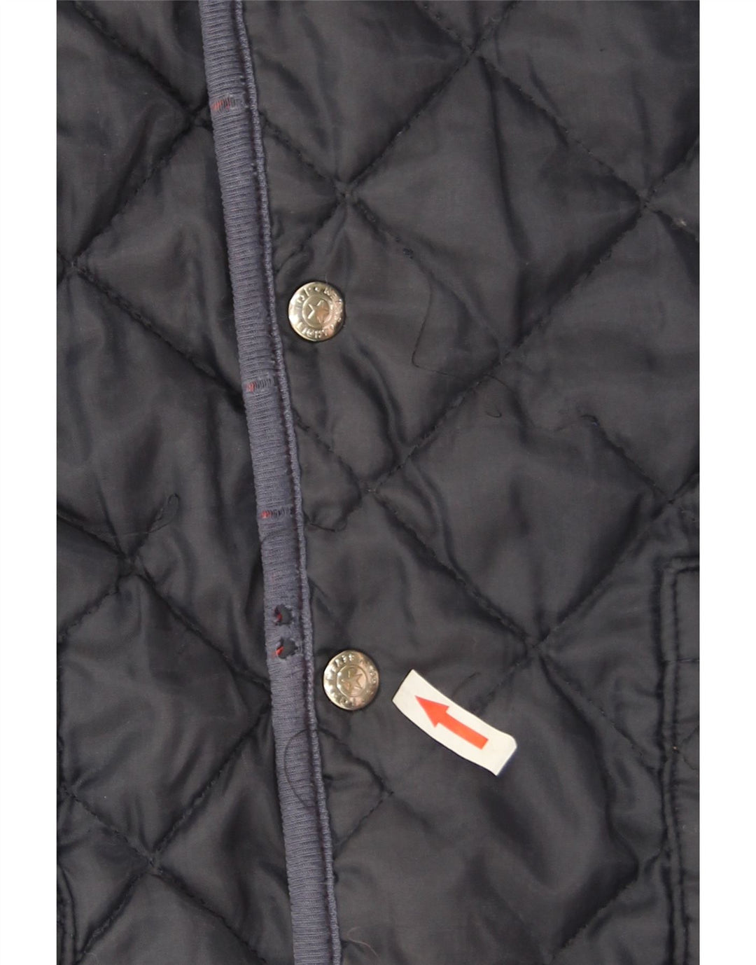 Vintage Mens Reversible Gilet UK 38 Medium Red Geometric