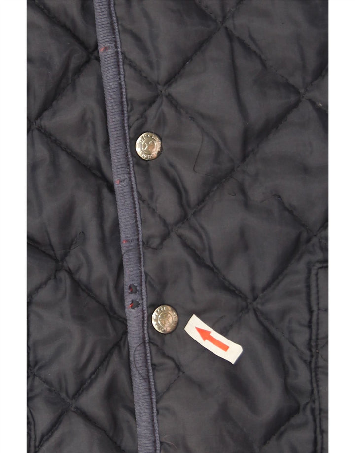 Vintage Mens Reversible Gilet UK 38 Medium Red Geometric