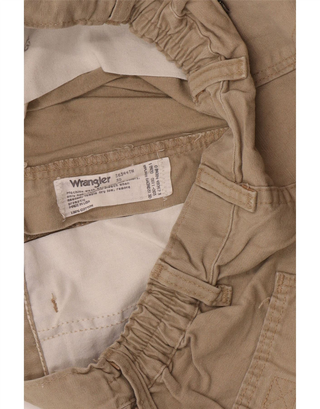 Wrangler Womens Chino Shorts W30 Medium  Beige Cotton