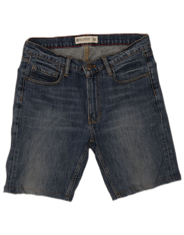 Element Mens Denim Shorts W32 Medium Blue