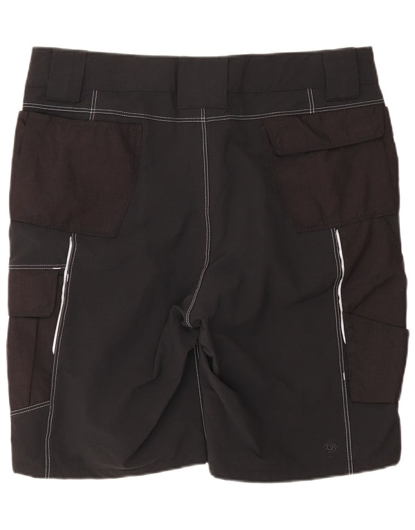 Engelbert Strauss Mens Cargo Shorts UK 44 2XL W40 Black Polyamide