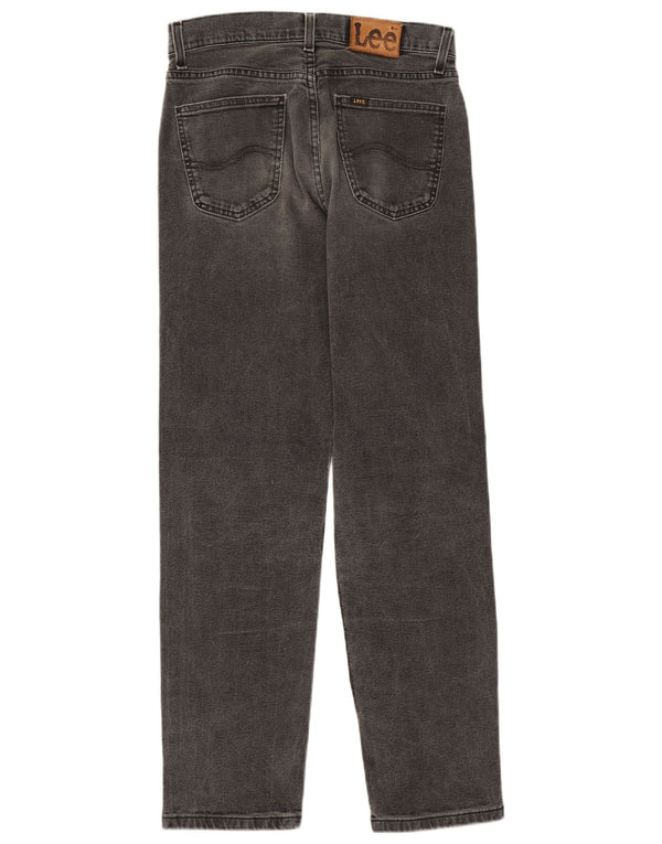 LEE Mens Brooklyn Straight Jeans  W31 L32 Grey Cotton