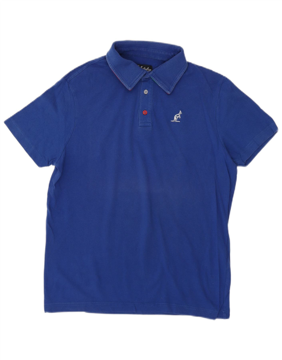AUSTRALIAN L'ALPINA Mens Polo Shirt Medium Blue Cotton