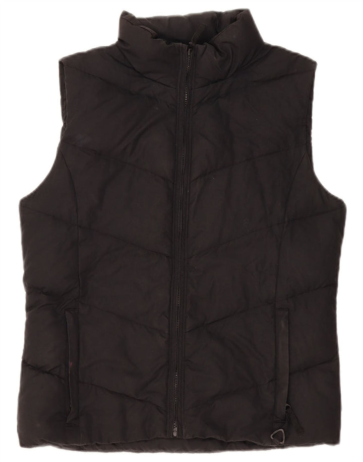Columbia Womens Oversized Padded Gilet UK 10 Small Black Polyester