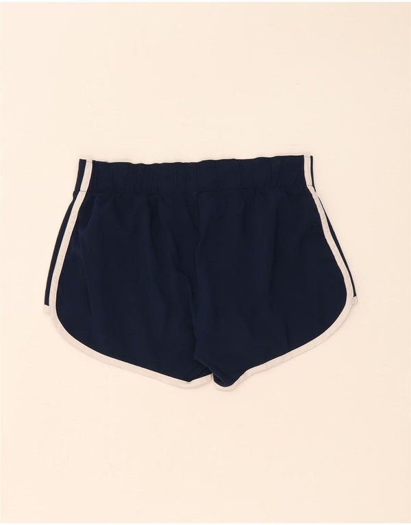 Adidas Womens Running Relaxed Fit Sport Shorts UK 4 XS Navy Blue Sports