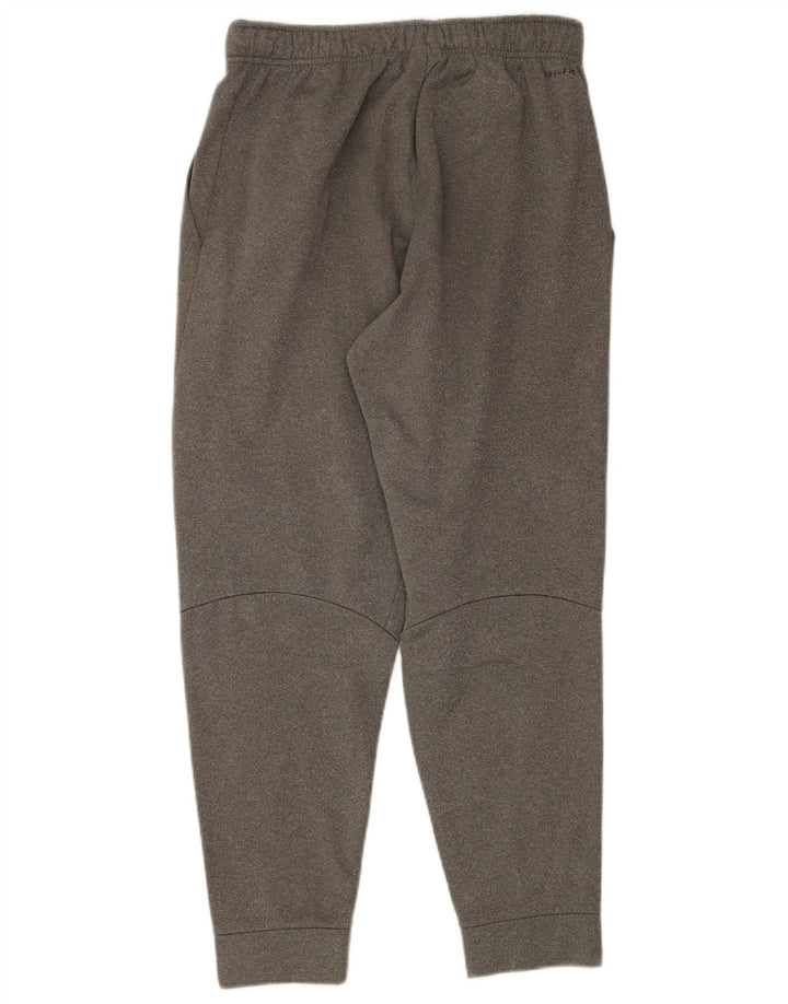 Nike Mens Dri Fit Tracksuit Trousers Joggers Medium Grey Flecked Polyester
