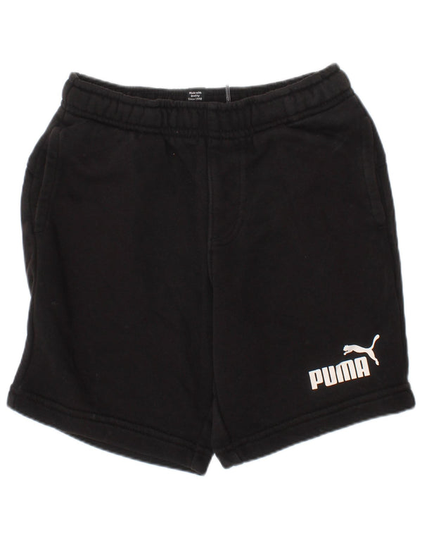 PUMA Boys Sport Shorts 5-6 Years  Black Cotton