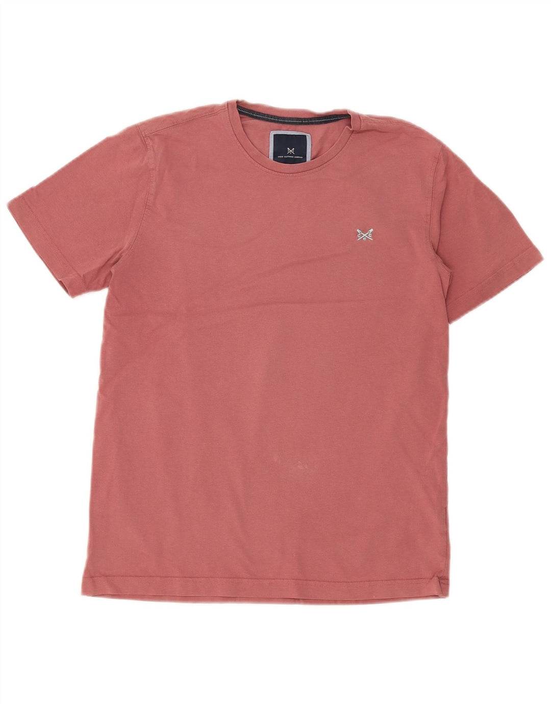 Crew Clothing Mens T-Shirt Top Medium Pink Cotton