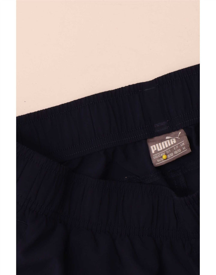 Puma Mens Sport Shorts Medium  Navy Blue Polyester