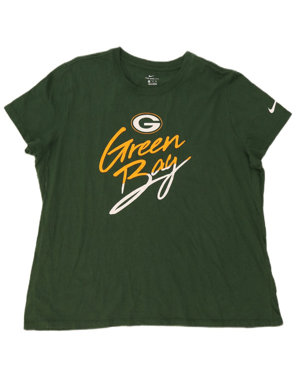 Nike Mens Green Bay Packers Graphic T-Shirt Top 2XL Cotton