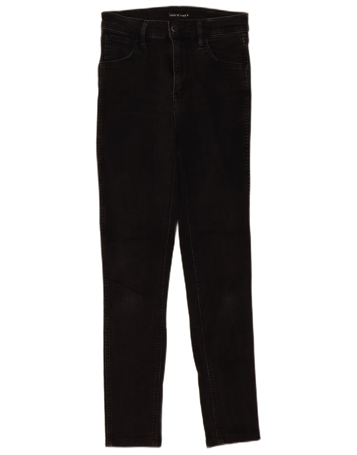 LEVI'S Womens Skinny Jeans W26 L28 Black Cotton